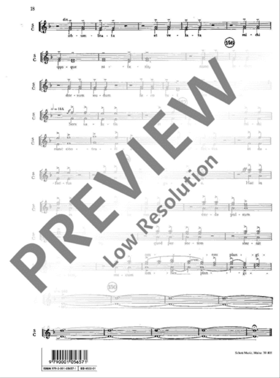 Carmina Burana Part scores gallery preview page 20
