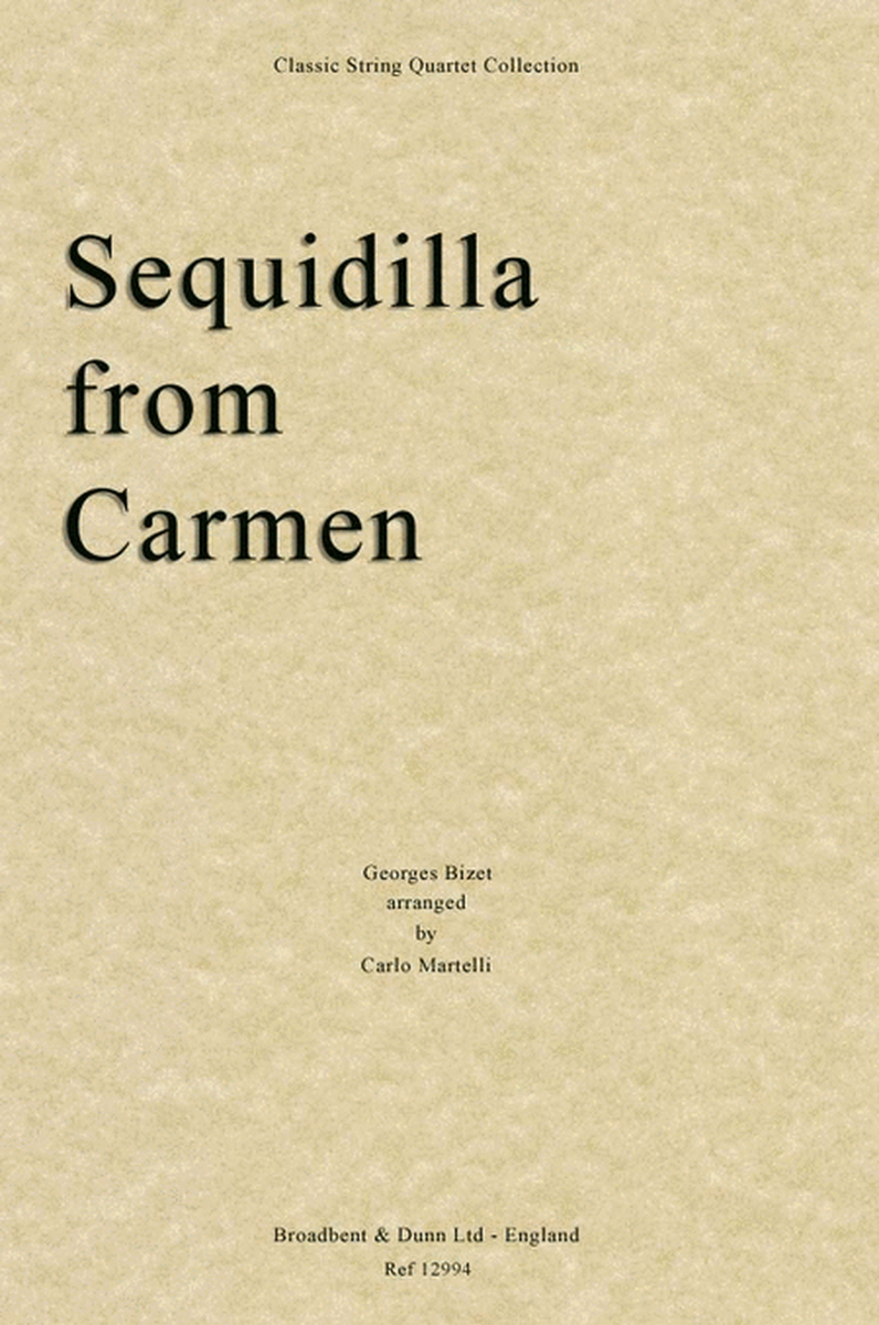 Sequidilla from Carmen