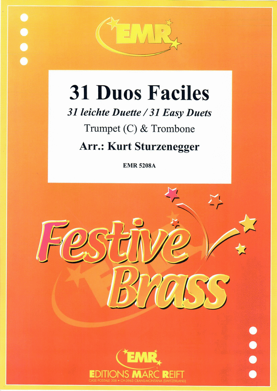 31 Duos Faciles Brass Ensemble - Sheet Music