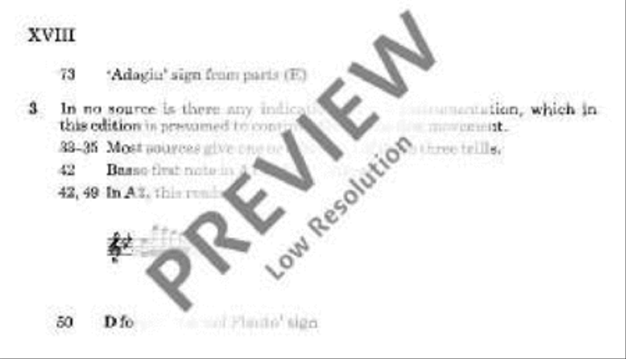 Organ concerto No. 6 B major Flute scores gallery preview page 19