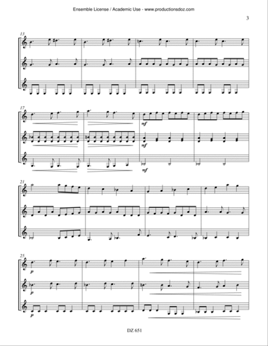 Bavardages, Plaisanterie Bavardages, Plaisanterie Guitar Ensemble scores gallery preview page 3