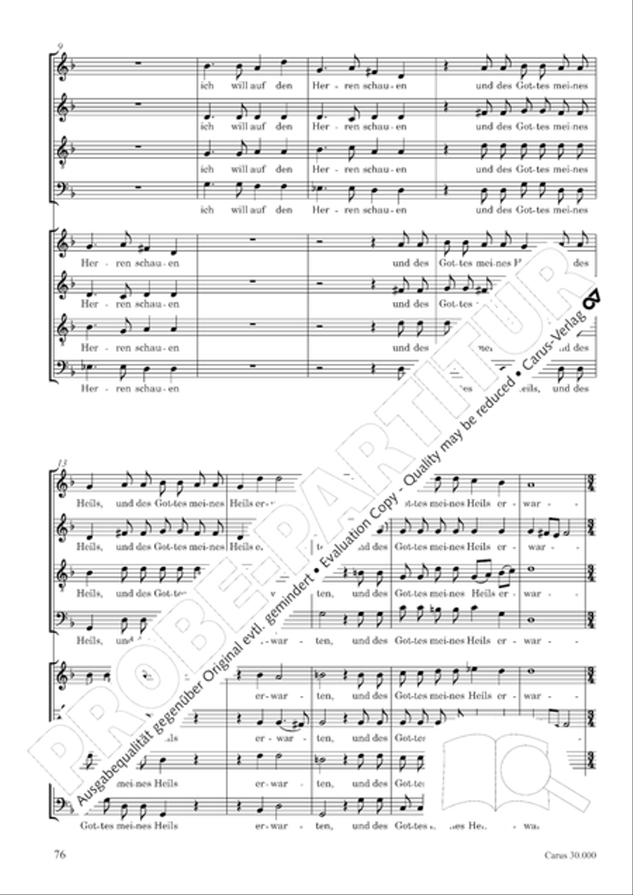 J.L. Bach: The complete motets Choir scores gallery preview page 83