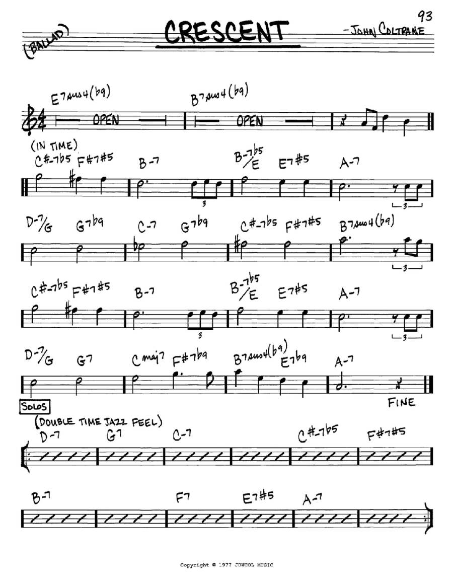 Crescent Piano scores gallery preview page 1