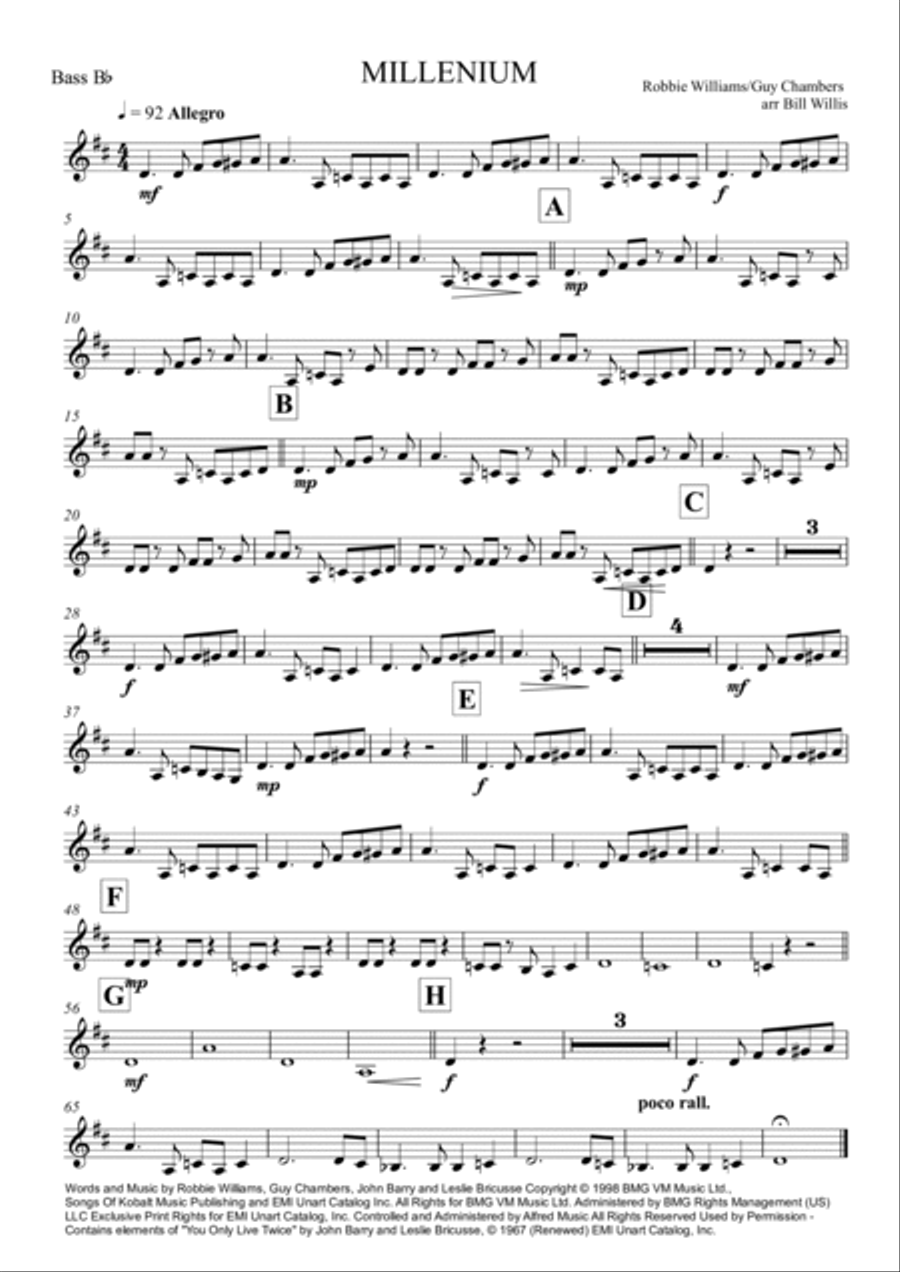 Millennium School and Community scores gallery preview page 6