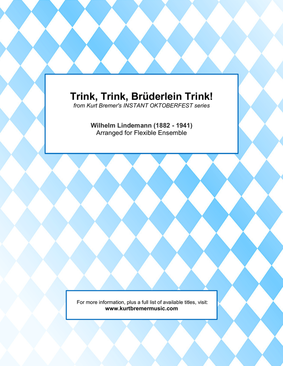 Trink, Trink, Brüderlein Trink! Small Ensemble scores gallery preview page 3