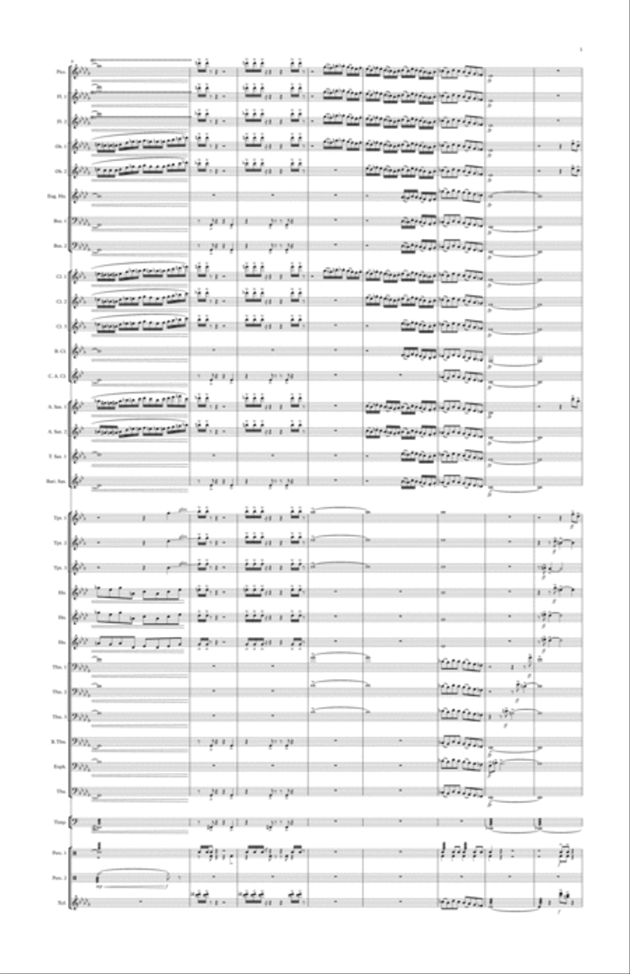 Glencrest Concert Band scores gallery preview page 3