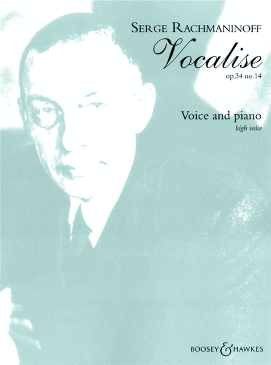 Vocalise Op. 34, No. 14 Vocalise Op. 34, No. 14 High Voice scores gallery preview page 1