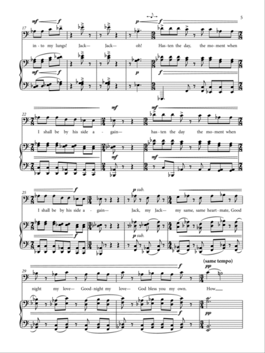The Last Letter Voice scores gallery preview page 5