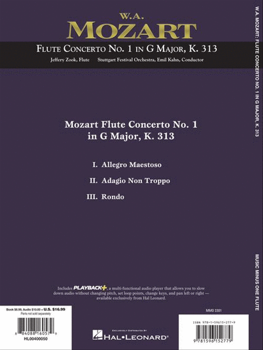 Concerto for Flute and Orchestra G major KV 313 Flute scores gallery preview page 5