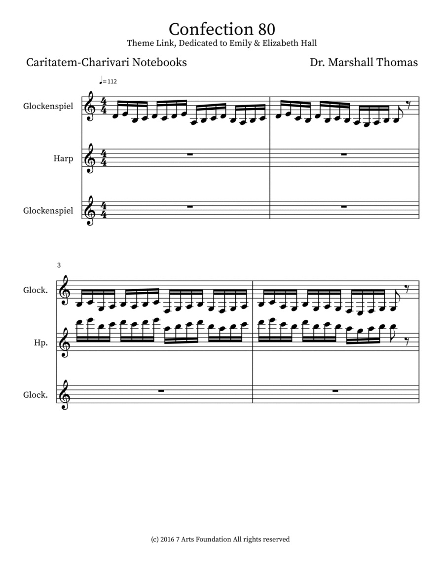 Confection 80 Percussion scores gallery preview page 1