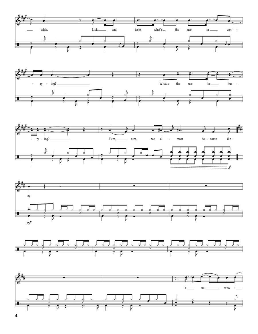 Dancing Nancies Dancing Nancies Drum Set scores gallery preview page 4