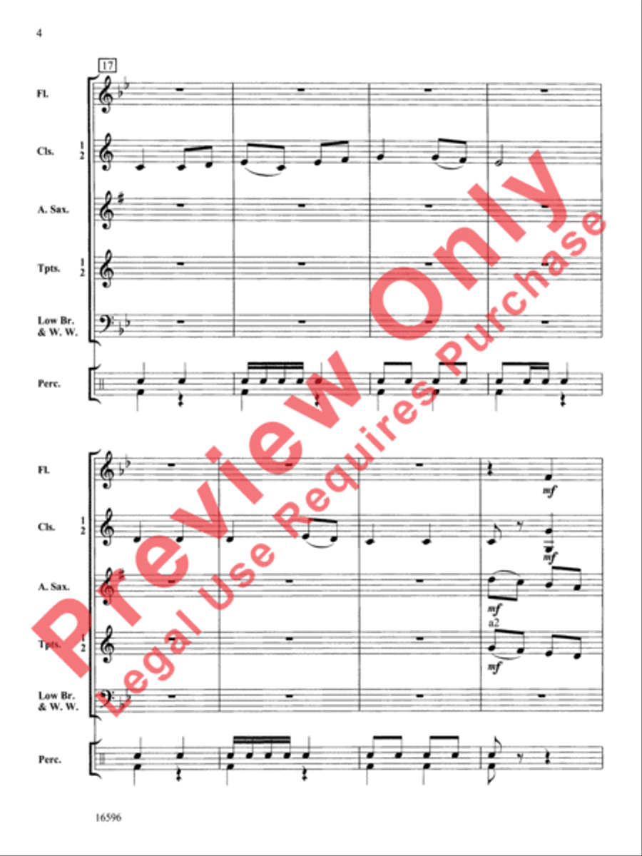 A Shaker March A Shaker March Concert Band scores gallery preview page 5