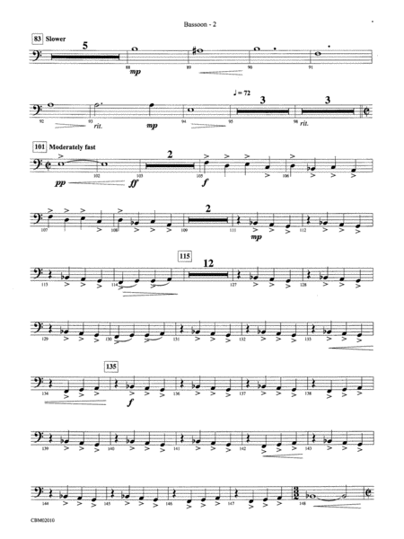 The Lord of the Rings: The Fellowship of the Ring, Concert Medley from: Bassoon
