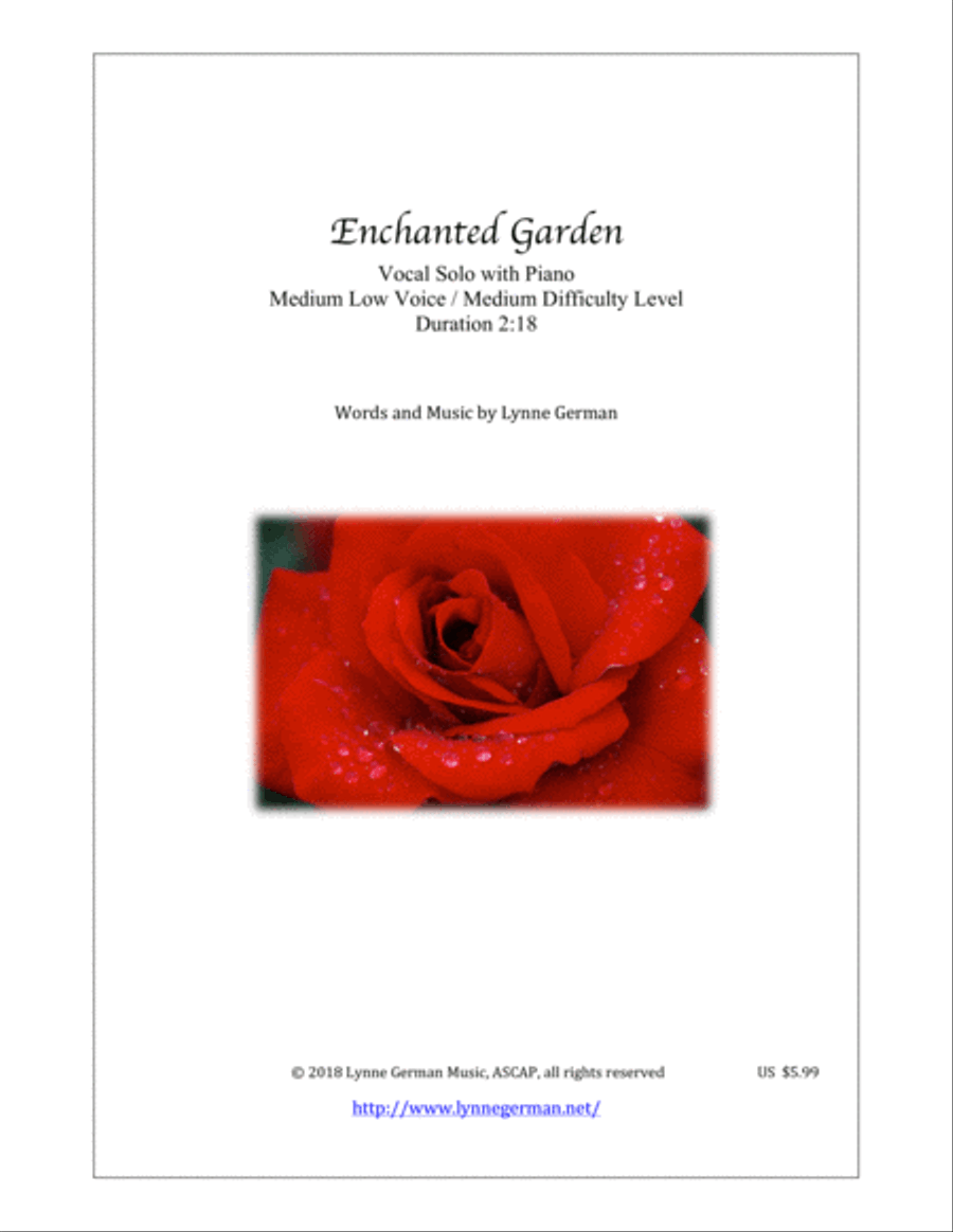 Enchanted Garden Voice scores gallery preview page 1