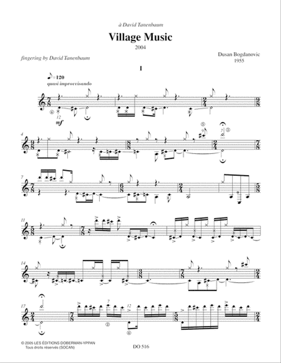 Village Music Classical Guitar scores gallery preview page 4
