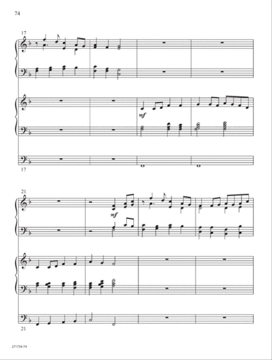 Grace So Amazing Organ scores gallery preview page 34