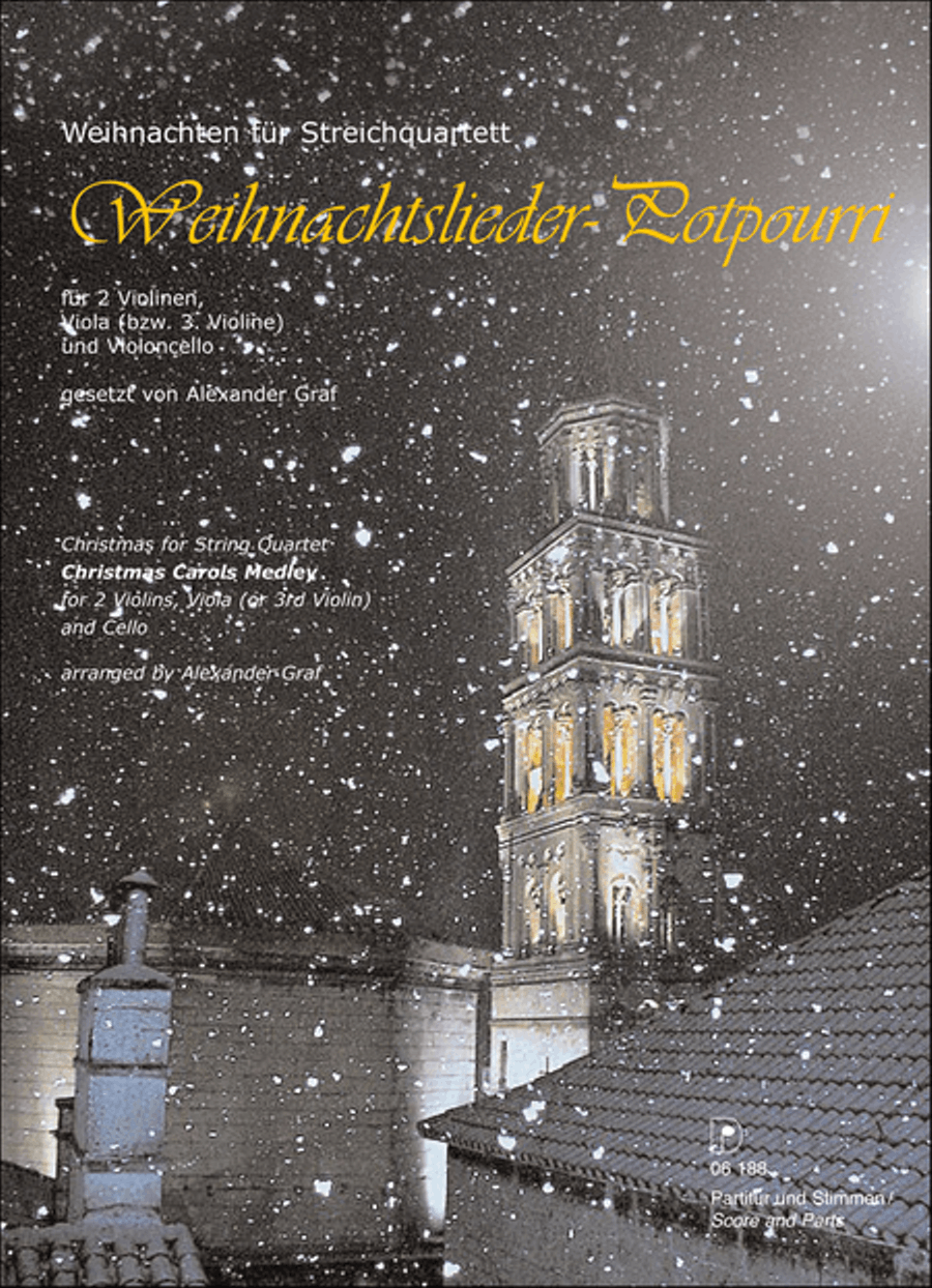 Weihnachten fur Streichquartett Christmas for String Quartet String Quartet scores gallery preview page 1