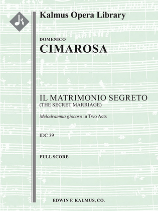 Book cover for Il Matrimonio Segreto (The Secret Marriage, complete)