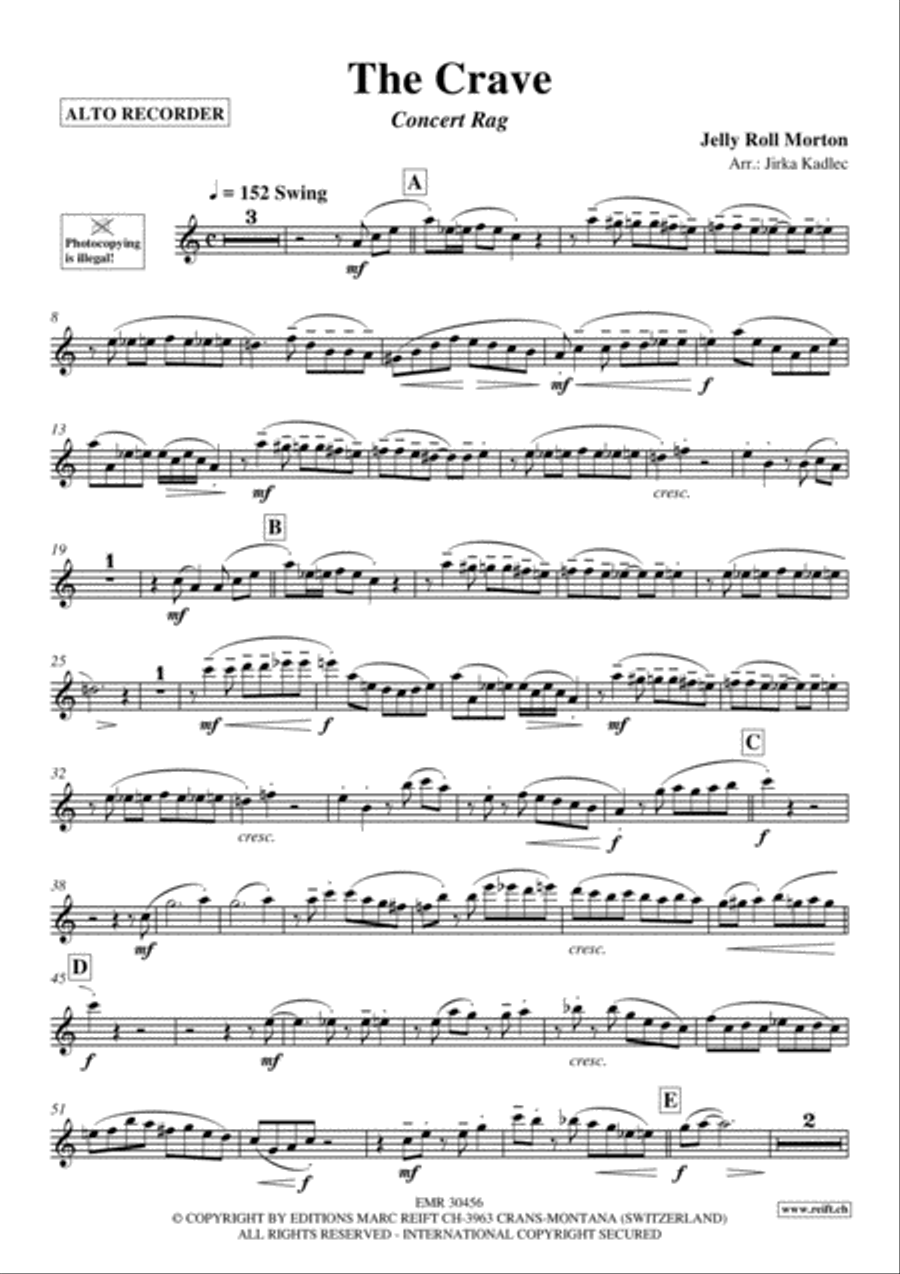 The Crave The Crave Alto Recorder scores gallery preview page 2