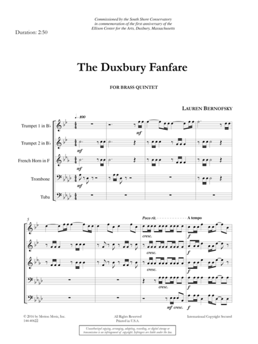 The Duxbury Fanfare