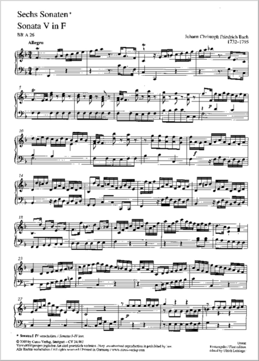 Drei Sonaten Drei Sonaten Voice scores gallery preview page 2
