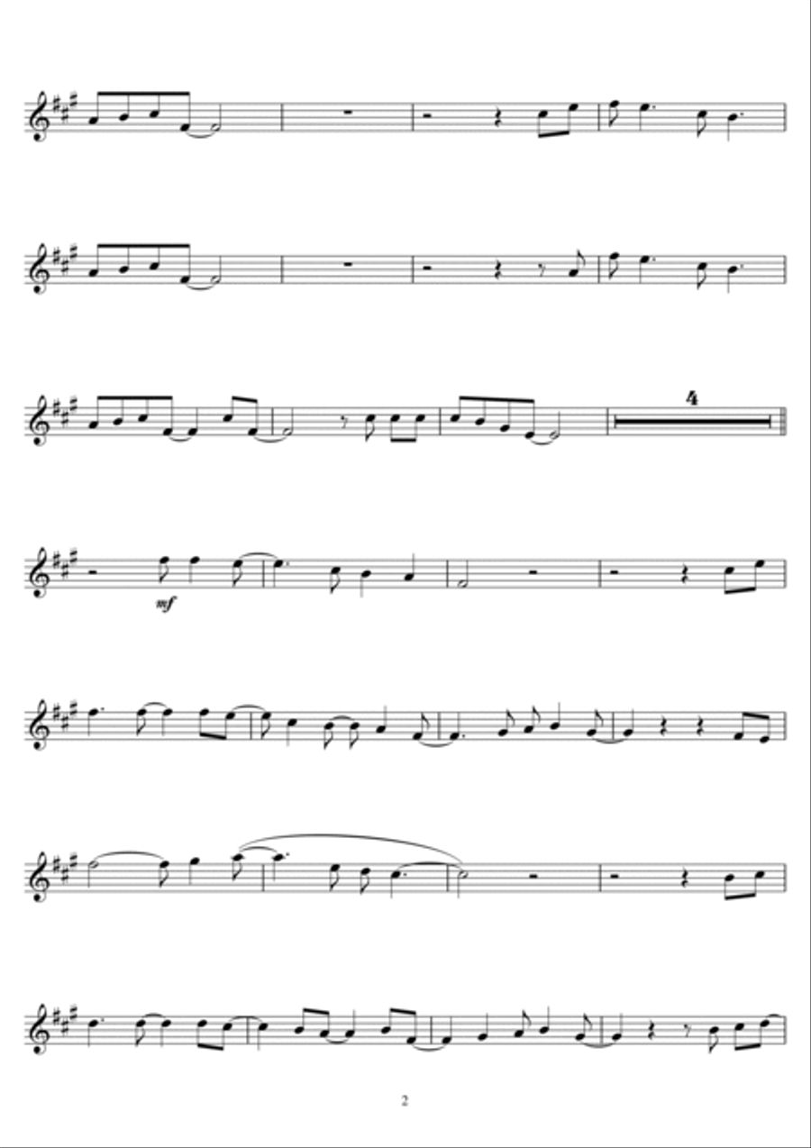 Talk Talk Piano scores gallery preview page 2