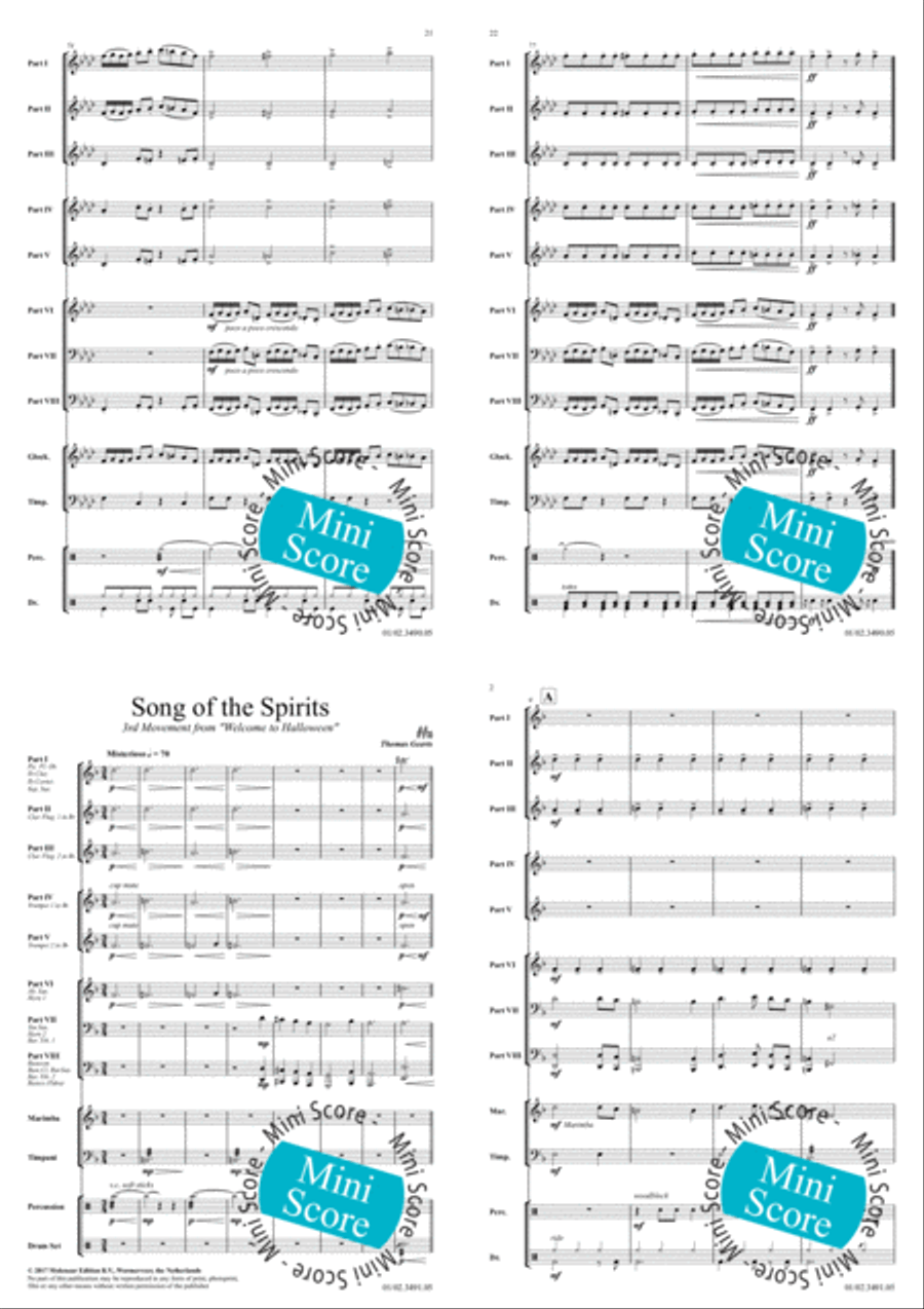Welcome to Halloween Fanfare Band scores gallery preview page 12