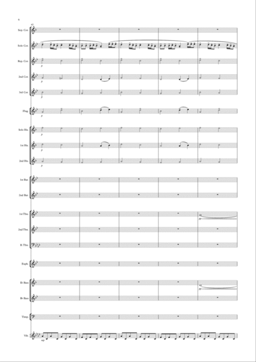 Writing's On The Wall from the film SPECTRE Brass Ensemble scores gallery preview page 6