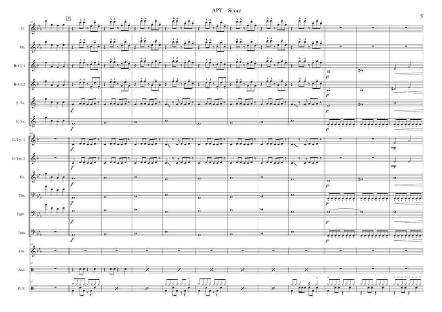 Apt. Concert Band scores gallery preview page 5
