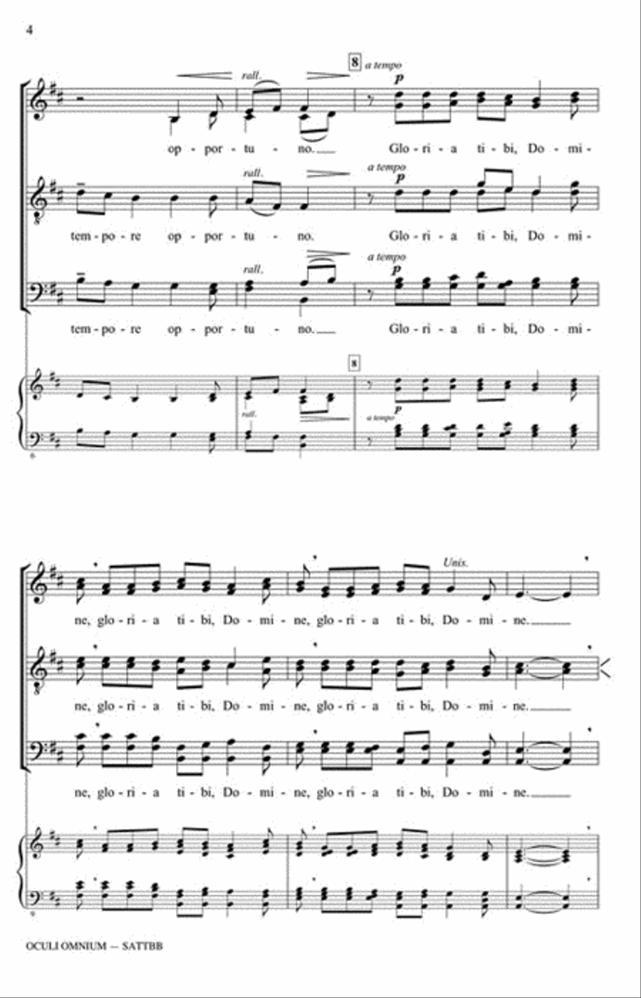 Oculi Omnium A Cappella scores gallery preview page 3