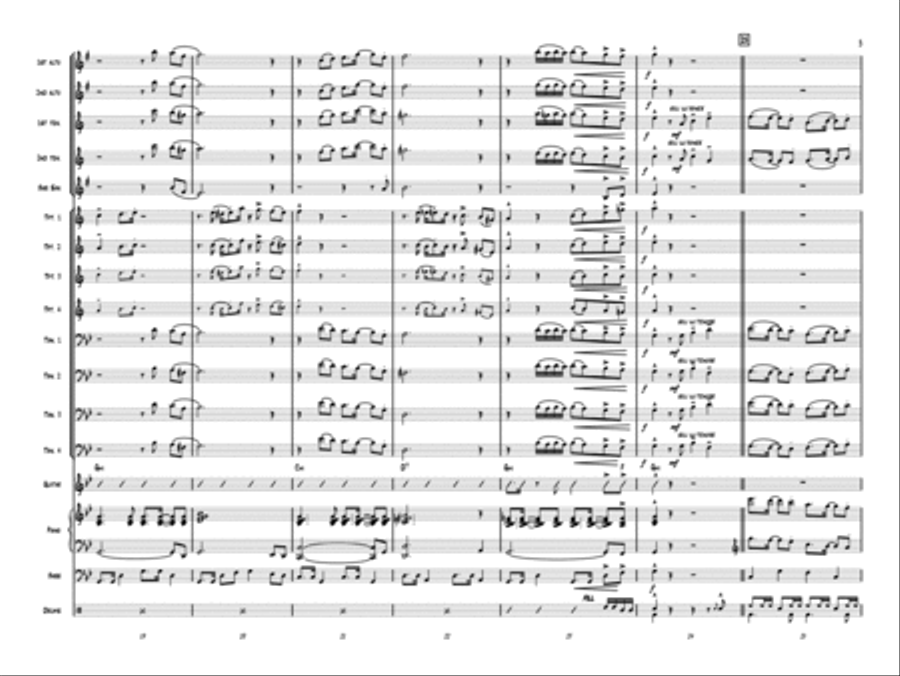 Dance Like No One's Watching Jazz Ensemble - Sheet Music page 5