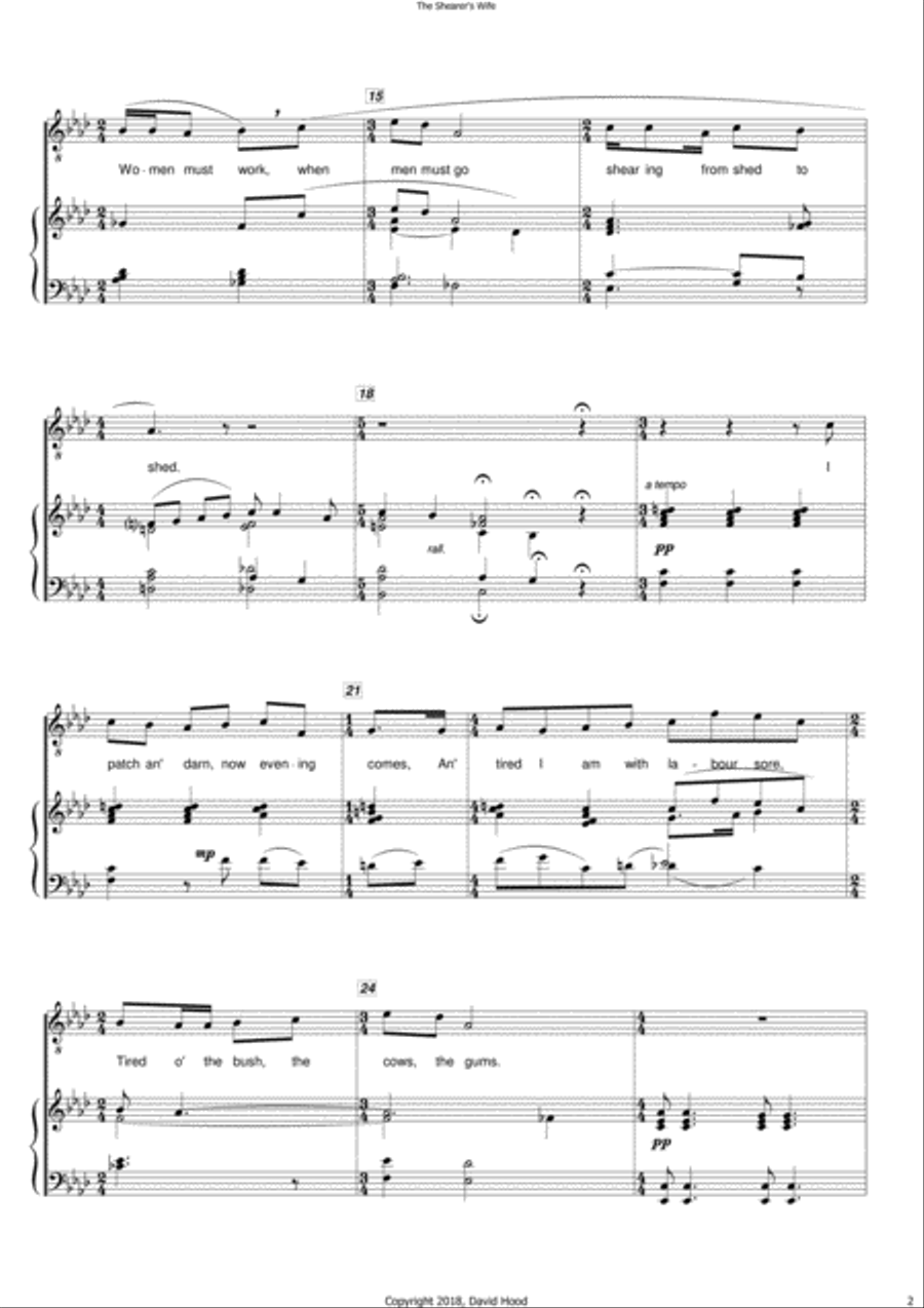 The Shearer's Wife Voice scores gallery preview page 2