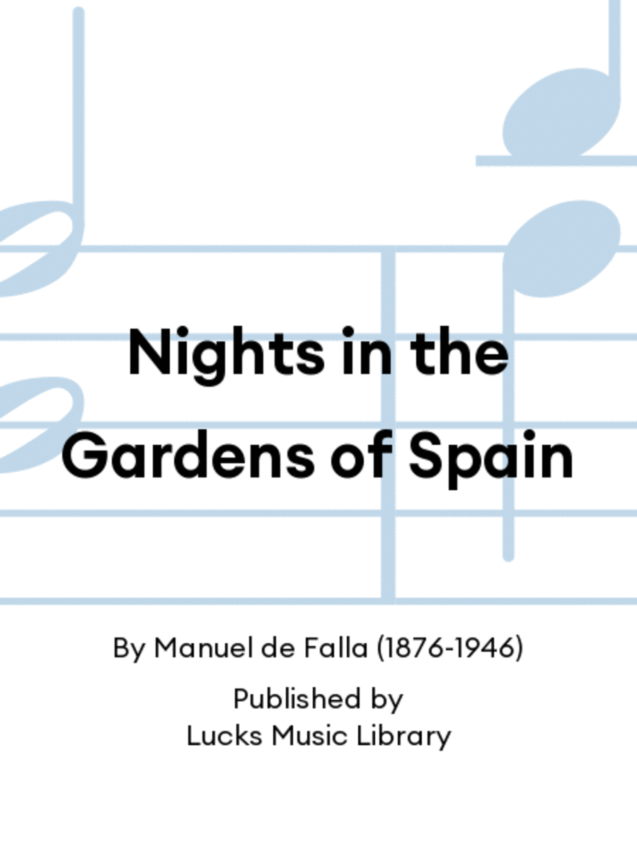 Nights in the Gardens of Spain Set of Parts scores gallery preview page 1