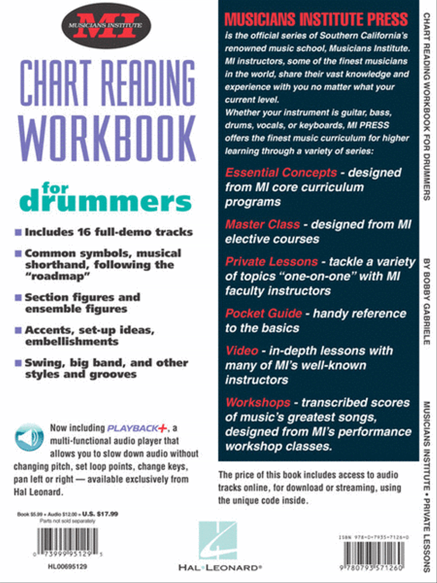 Chart Reading Workbook for Drummers image number null