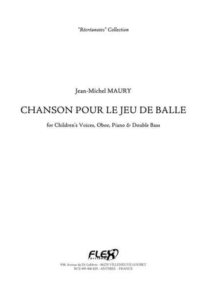 Chanson Pour Le Jeu De Balle image number null