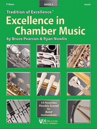 Excellence In Chamber Music Bk 3 - F Horn