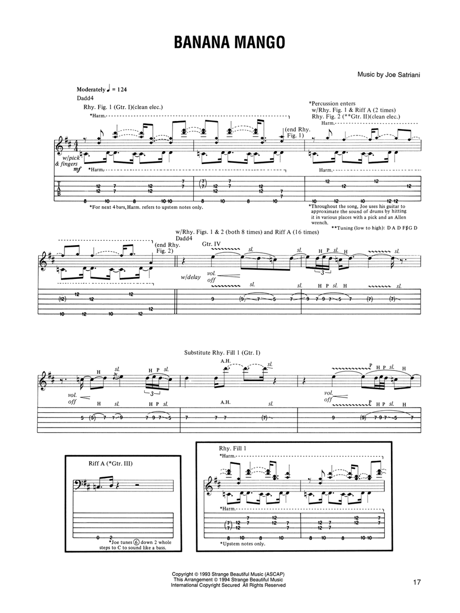 Banana Mango Acoustic Guitar scores gallery preview page 1