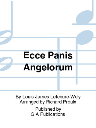 Book cover for Ecce panis angelorum