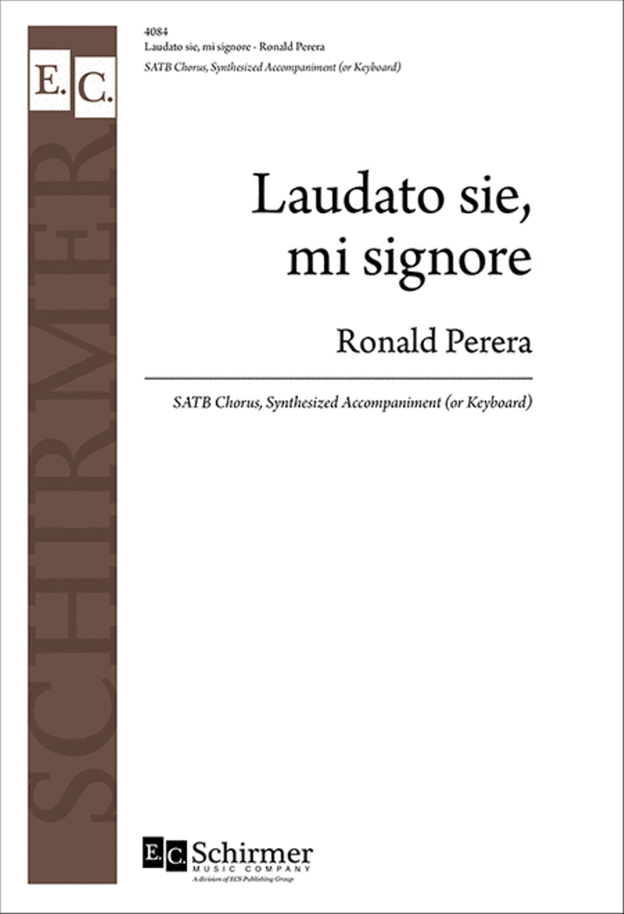 Laudato sie, mi signore from Canticle of the Sun 4-Part scores gallery preview page 1