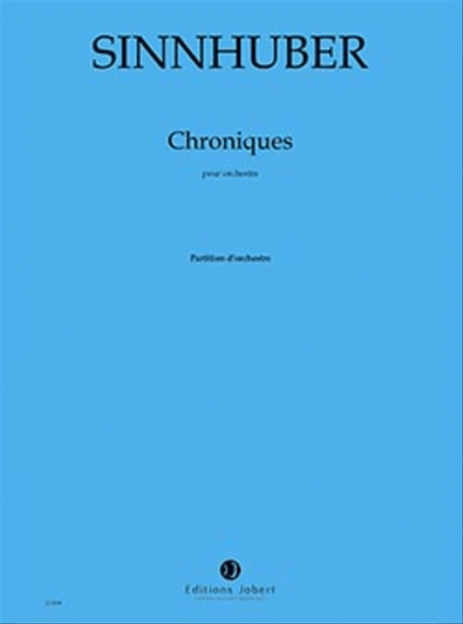 Chroniques Orchestra scores gallery preview page 1