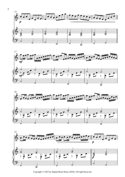 Canon In D - Johann Pachelbel (Violin + Piano) image number null