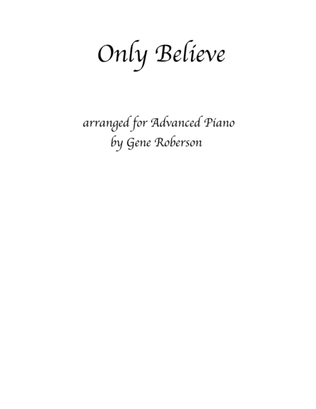 Book cover for Only Believe Piano Solo Intermediate-Advanced