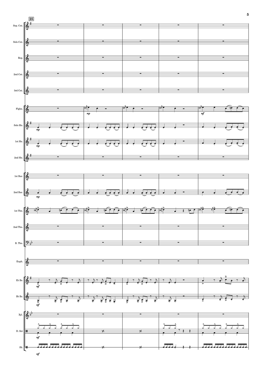 Bad Guy Brass Band scores gallery preview page 6