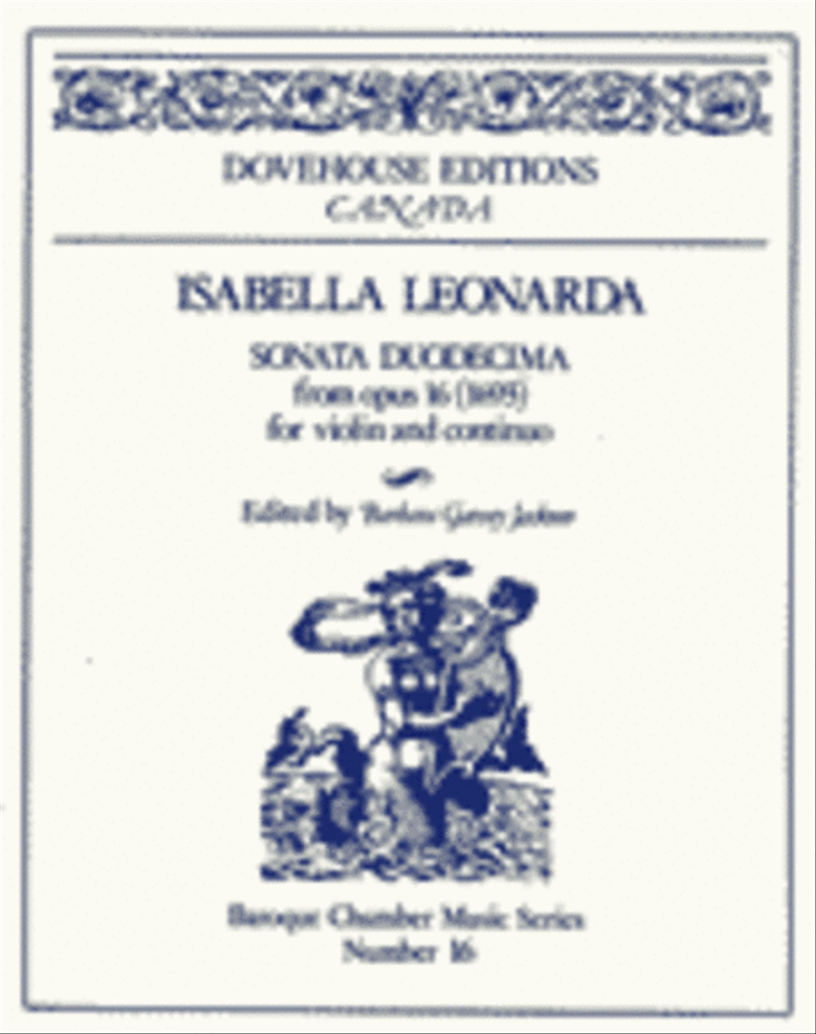 Sonata Duodecima Op. 16 (1693) Violin scores gallery preview page 1
