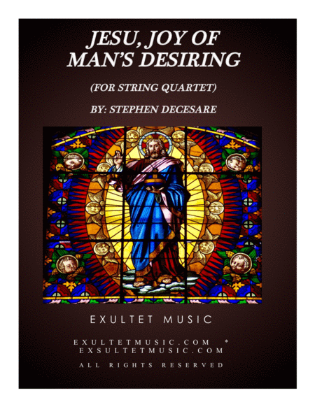 Jesu, Joy Of Man's Desiring (for String Quartet and Piano) image number null