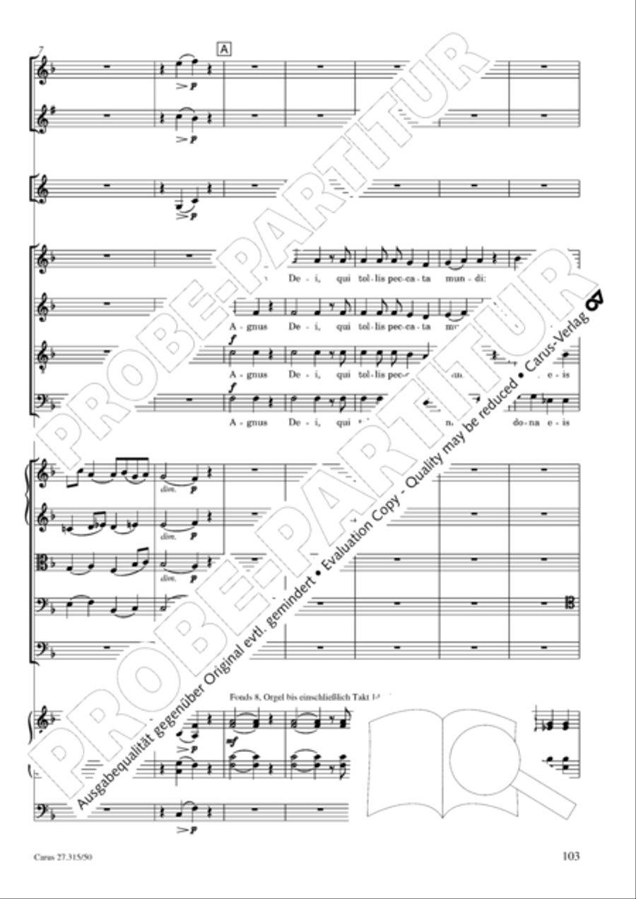 Requiem in C major Requiem in C major 4-Part scores gallery preview page 106