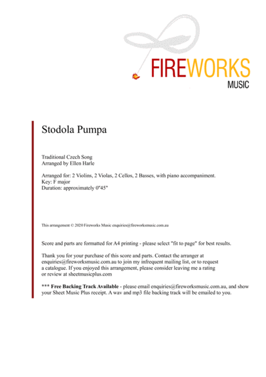 Stodola Pumpa - Flexible String Duet with Piano Accompaniment image number null