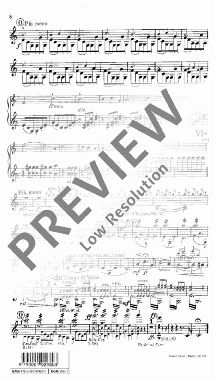Kaiserwalzer Oboe scores gallery preview page 8