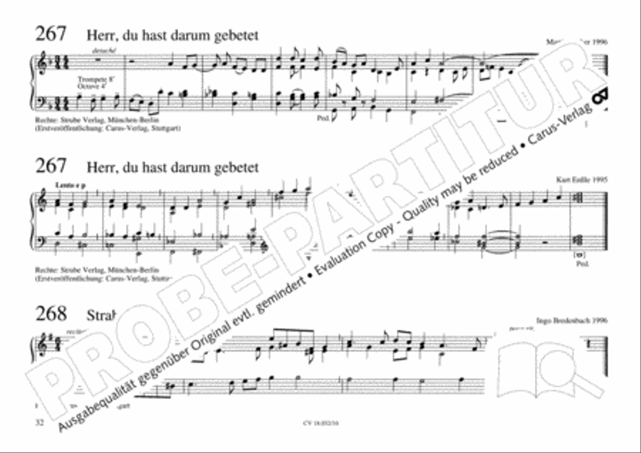 Esslinger Orgelbuch, Bd I-III Organ Solo scores gallery preview page 49