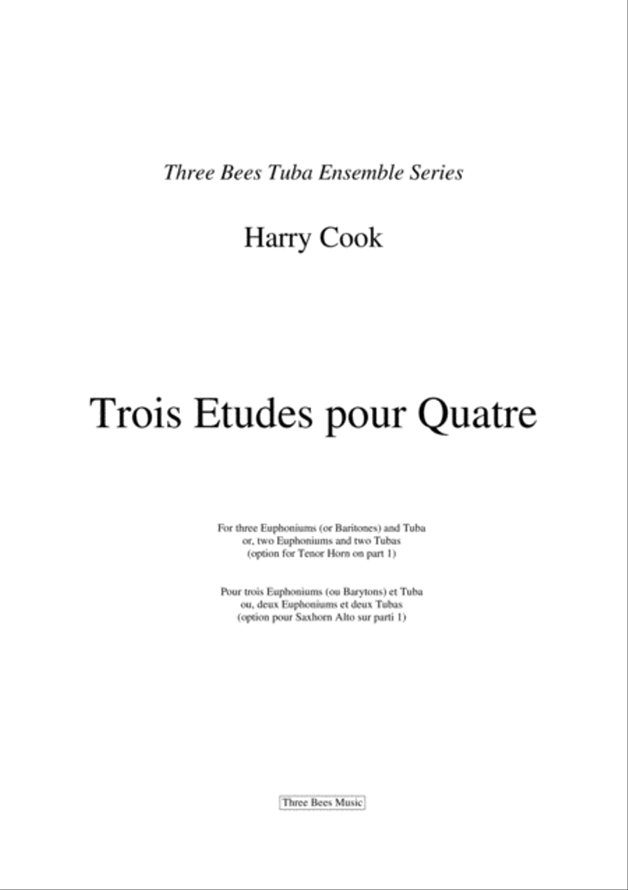 Trois Etudes pour Quatre Brass Duet scores gallery preview page 1